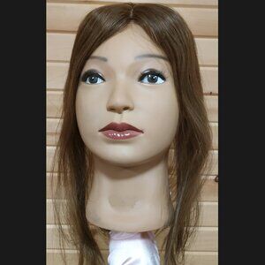 Human Hair Topper for Thinning Hair - 16" 04 Medium Brown